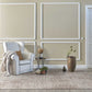 HomeRoots 8' x 11' Natural Beige Machine Woven Scratch Indoor Area Rug
