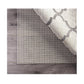 HomeRoots 8' x 11' Queen's Supreme Non Slip Rug Pad in Ivory Finish