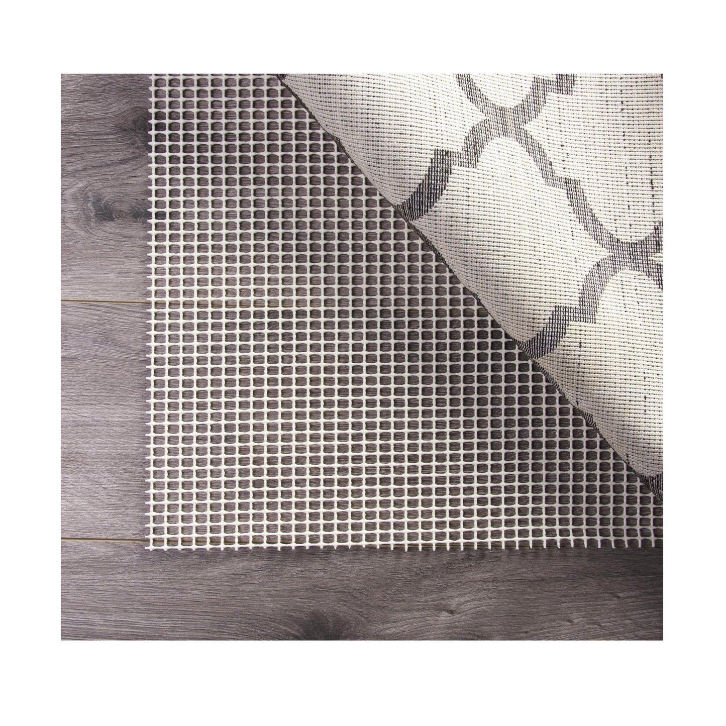 HomeRoots 8' x 11' Queen's Supreme Non Slip Rug Pad in Ivory Finish