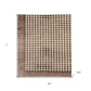 HomeRoots 8' x 11' Queen's Supreme Non Slip Rug Pad in Ivory Finish
