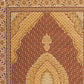 HomeRoots 8' x 11' Red and Beige Medallion Area Rug