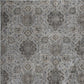 HomeRoots 8' x 11' Silver Machine Woven Traditional Floral Indoor Area Rug