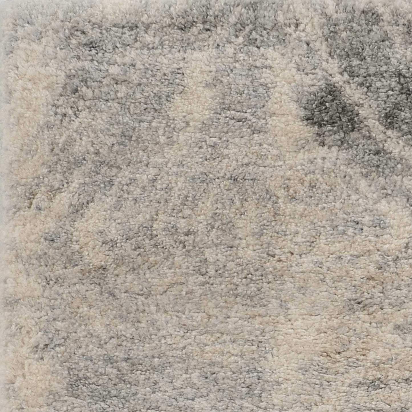 HomeRoots 8' x 13' Modern Ivory and Grey Abstract Area Rug