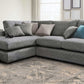 HomeRoots 8' x 13' Modern Ivory and Grey Abstract Area Rug