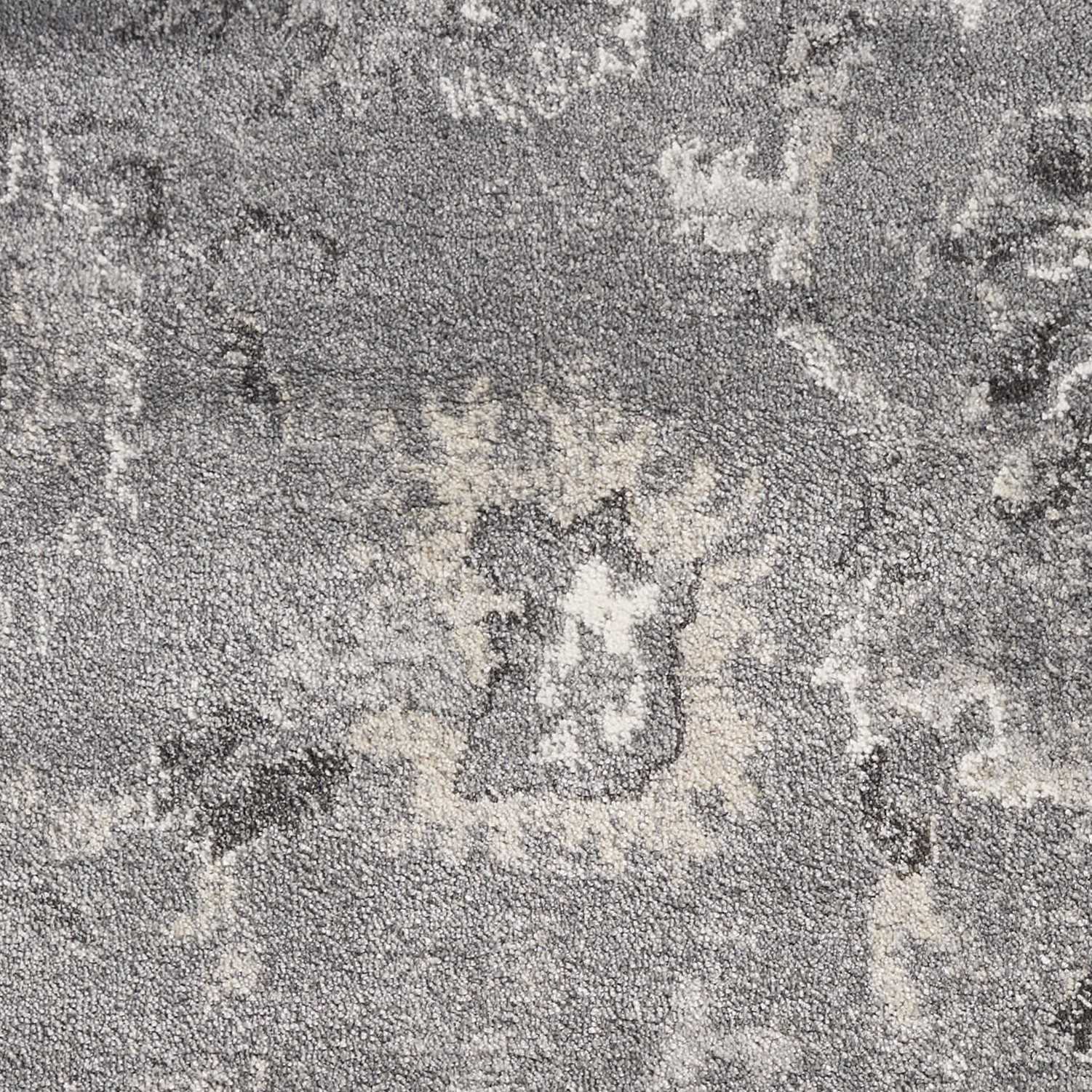 HomeRoots 8' x 13' Polypropylene Grey Area Rug