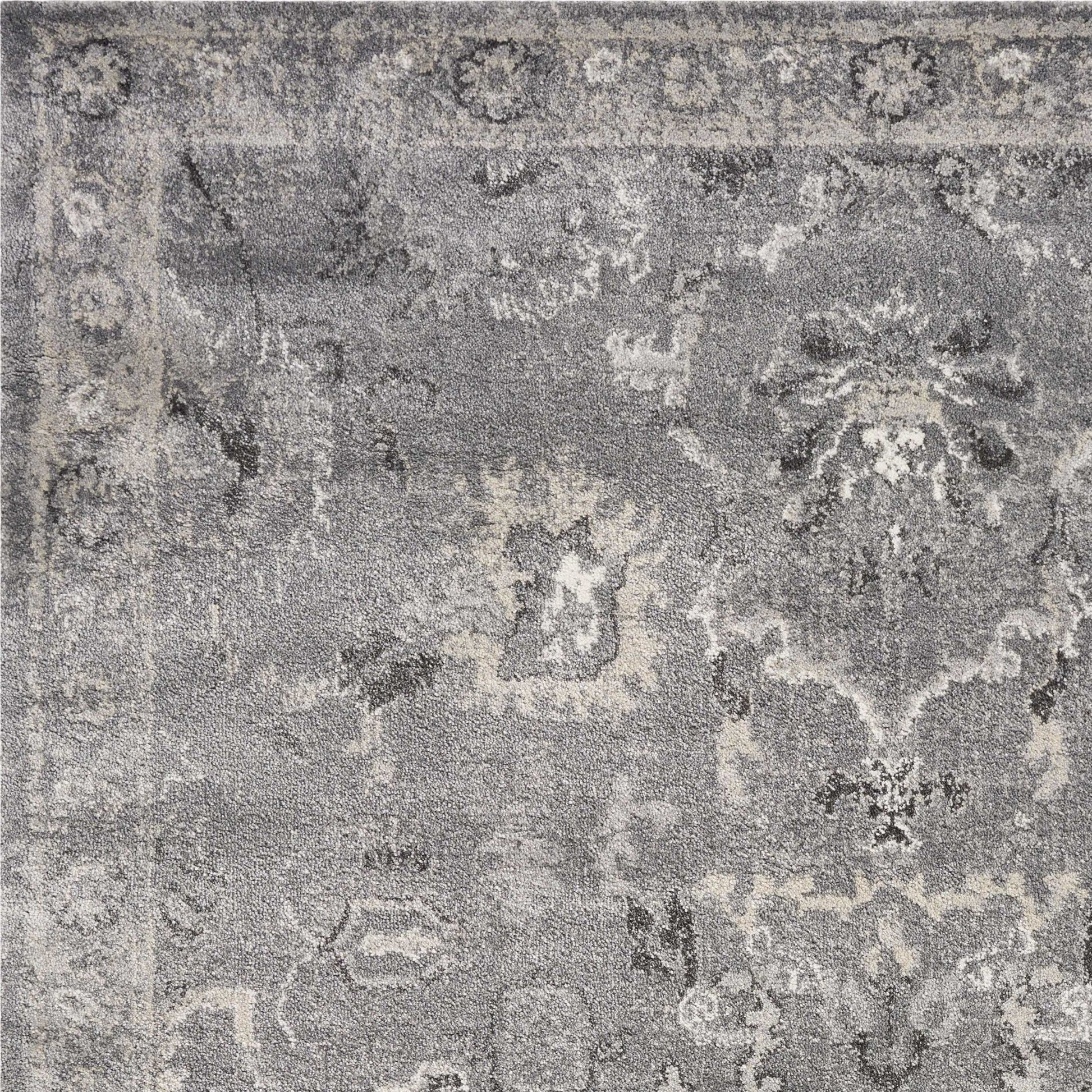 HomeRoots 8' x 13' Polypropylene Grey Area Rug