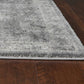 HomeRoots 8' x 13' Polypropylene Grey Area Rug