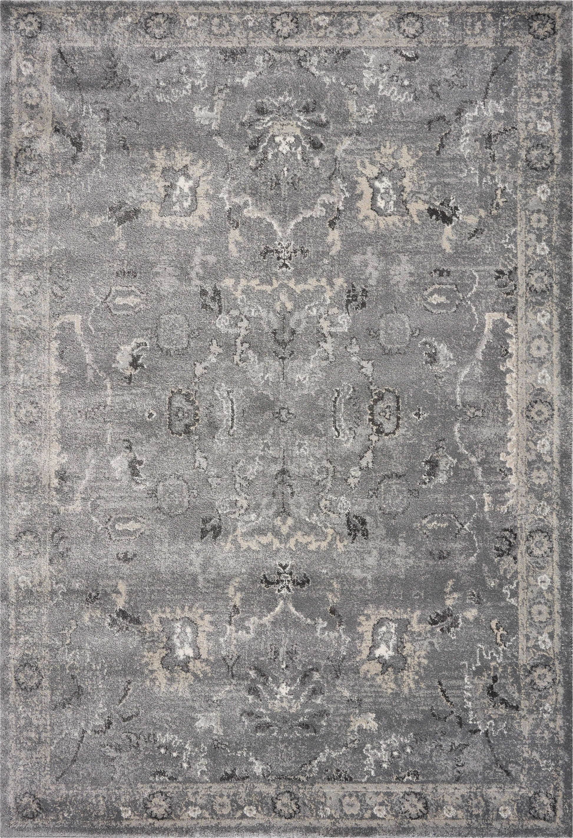 HomeRoots 8' x 13' Polypropylene Grey Area Rug
