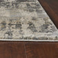 HomeRoots 8' x 13' Shade of Gray Abstract Area Rug