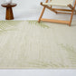 HomeRoots 8’ x 9’ Green Palms Indoor Outdoor Area Rug