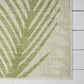 HomeRoots 8’ x 9’ Green Palms Indoor Outdoor Area Rug