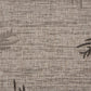 HomeRoots 8’ x 9’ Palm Leaves Indoor Outdoor Scatter Rug in Beige Finish