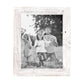 HomeRoots 8" x 9" Rustic White Washed Grey Picture Frame