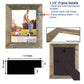 HomeRoots 8" x 9" Rustic White Washed Grey Picture Frame