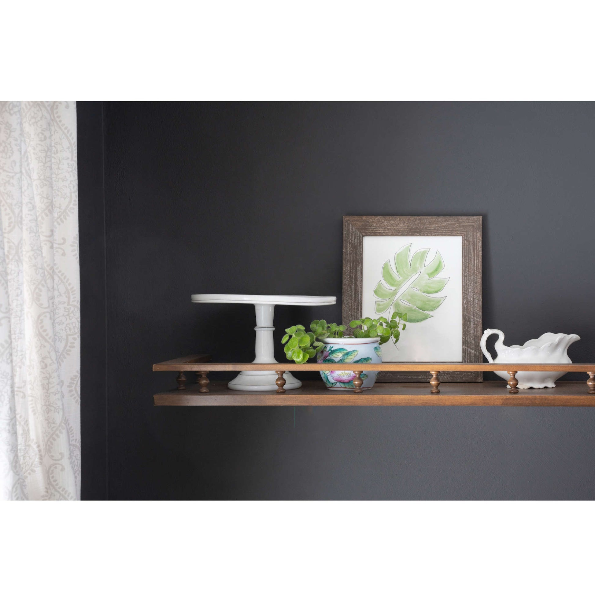 HomeRoots 8.5" x 11" Rustic Espresso Picture Frame