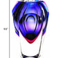 HomeRoots 9 Purple Art Glass Vase