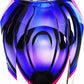 HomeRoots 9 Purple Art Glass Vase