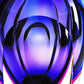 HomeRoots 9 Purple Art Glass Vase