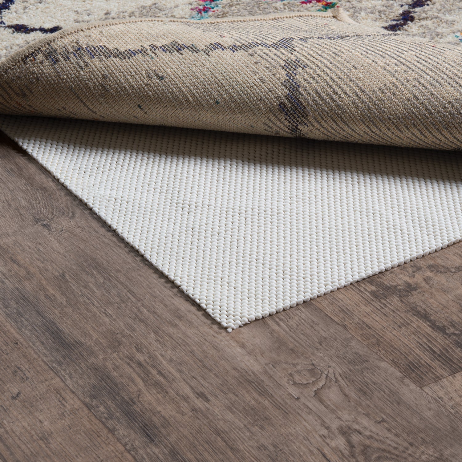 HomeRoots 9' x 12' Beige Non Slip Rug Pad