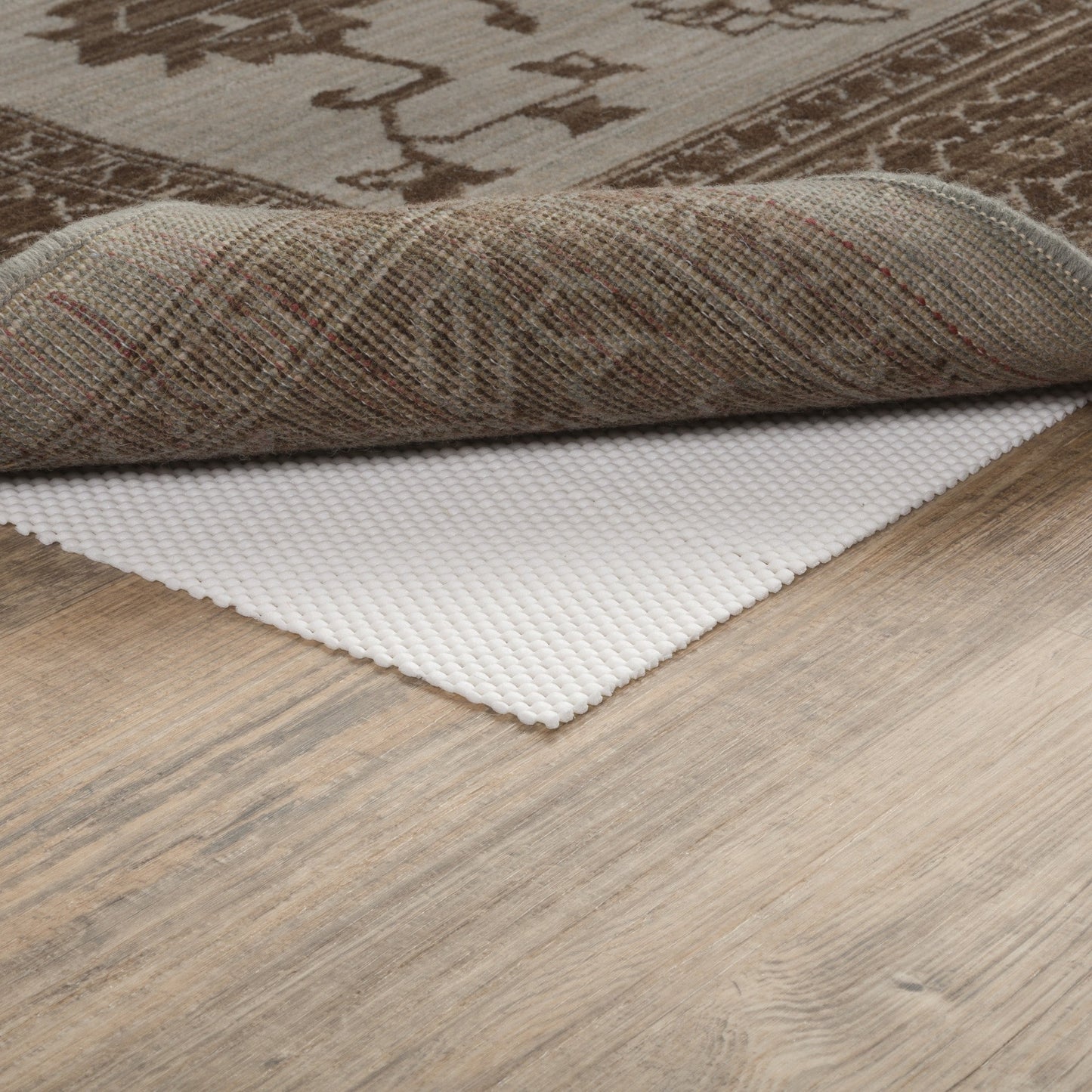 HomeRoots 9' x 12' Beige Non Slip Rug Pad