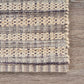 HomeRoots 9' x 12' Brown and Gray Striped Area Rug