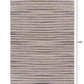 HomeRoots 9' x 12' Brown and Gray Striped Area Rug