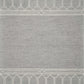 HomeRoots 9' x 12' Grey Hand Tufted Geometric Indoor Area Rug