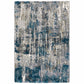 HomeRoots 9' x 12' Grey and Blue Grey Skies Area Rug
