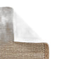 HomeRoots 9' x 12' Tan and White Braid Border Area Rug