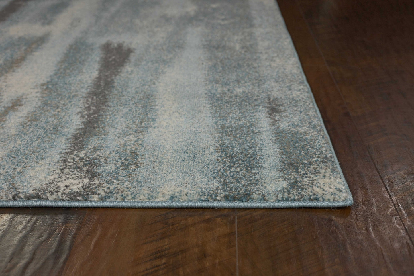 HomeRoots 9' x 13' Polypropylene Teal Area Rug