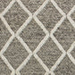 HomeRoots 9' x 13' Wool Dark Grey Area Rug