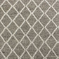 HomeRoots 9' x 13' Wool Dark Grey Area Rug