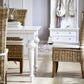 HomeRoots 94" Modern Farmhouse Dining Table in Glossy White Finish