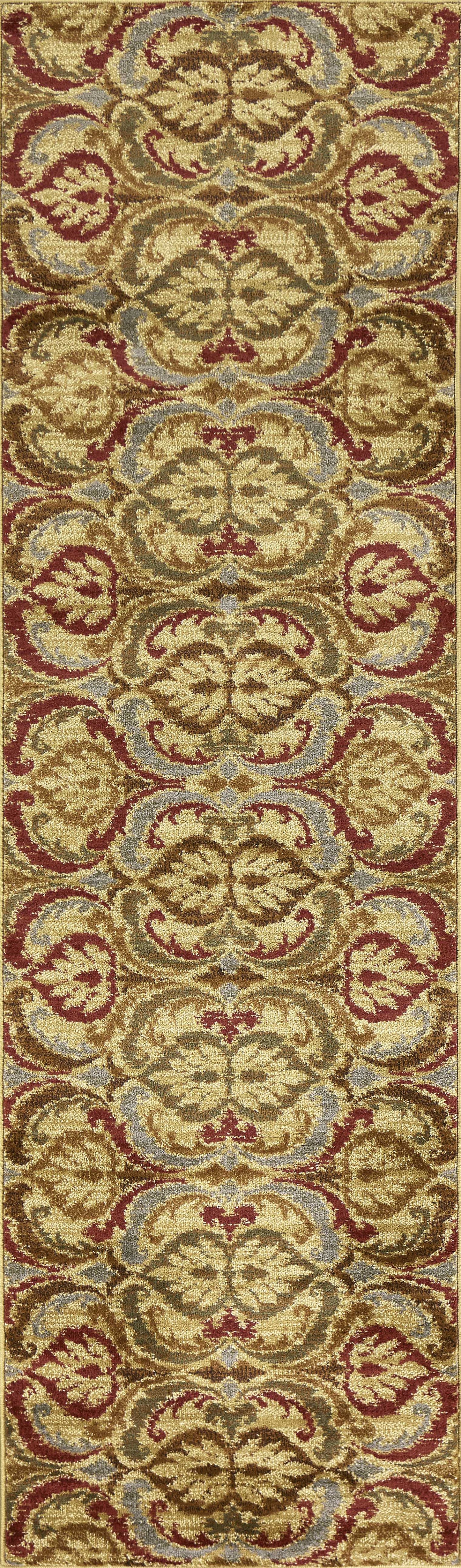 HomeRoots 94" x 118" Gold Polypropylene Rug