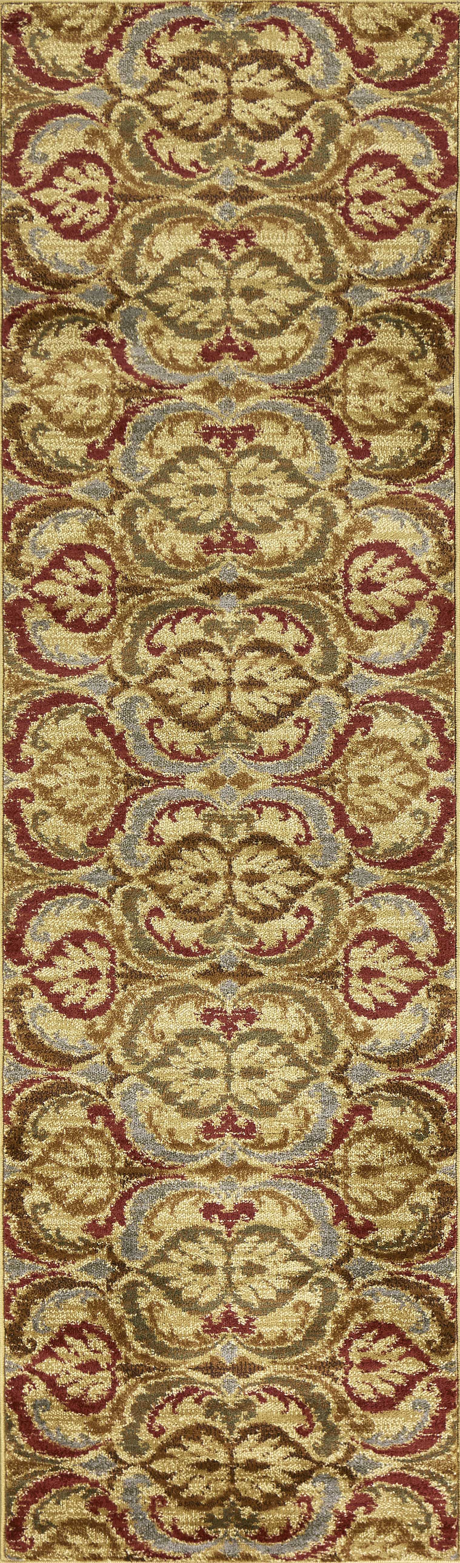 HomeRoots 94" x 118" Gold Polypropylene Rug