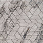 HomeRoots 94" x 130" Ivory Polyester Rug