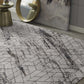 HomeRoots 94" x 130" Ivory Polyester Rug