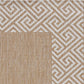 HomeRoots 94 x 94 Natural Polypropylene Rug