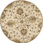 HomeRoots 96" x 126" Champagne Wool Rug