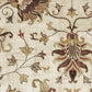 HomeRoots 96" x 126" Champagne Wool Rug