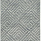 HomeRoots 96 x 132 Denim Wool Rug