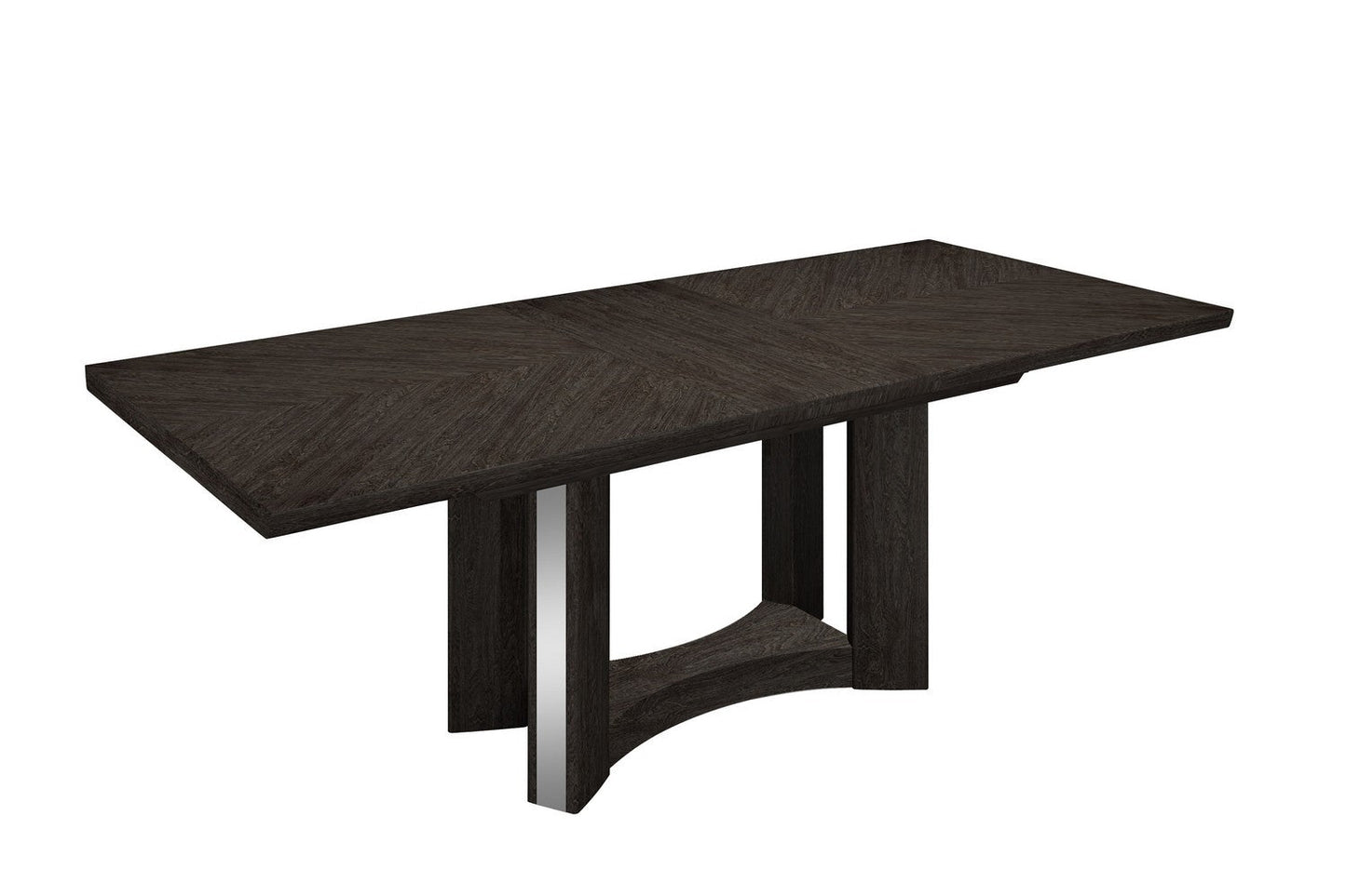 HomeRoots 98" x 43" x 30" Gray Dining Table