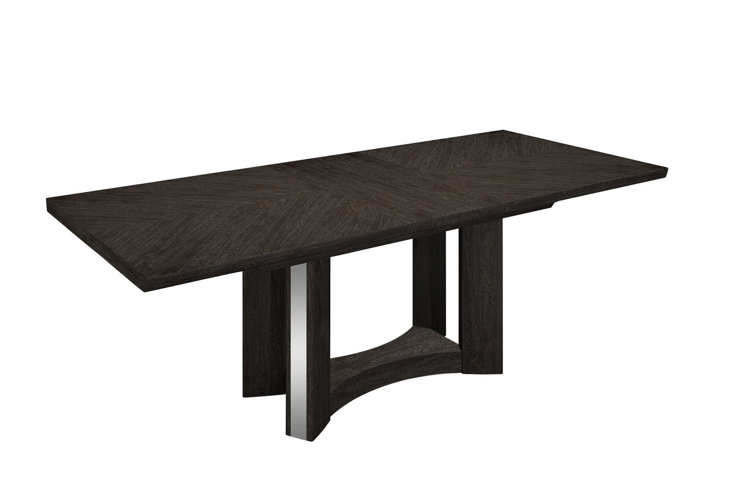 HomeRoots 98" x 43" x 30" Gray Dining Table