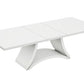 HomeRoots 98.5" x 43.5" x 30" White Dining Table And 6" Chair Set