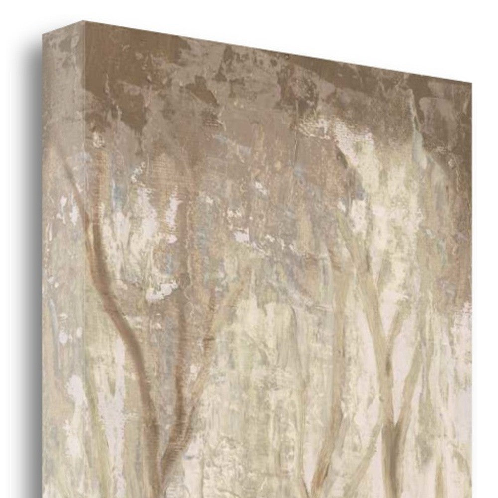 HomeRoots Abstract Roots in the Forest Watercolor 4 Giclee Wrap Canvas Wall Art