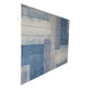 HomeRoots Abstract Soft Blue Pattern Wood Plank Wall Art