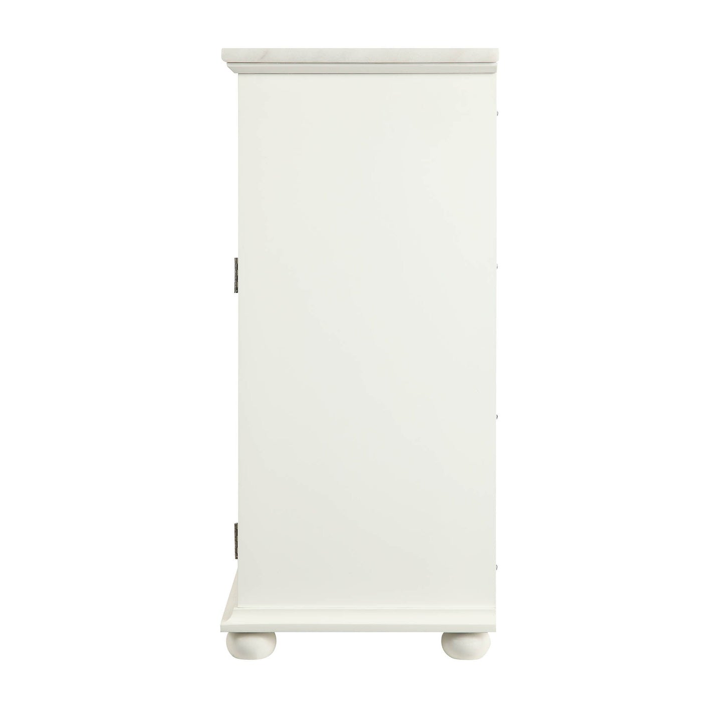 HomeRoots Alluring Cabinet In White Finish