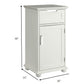 HomeRoots Alluring Cabinet In White Finish