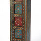 HomeRoots Amir Hand Painted Tall Cabinet in Brown Finish