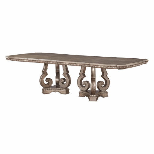 HomeRoots Antique Champagne Dining Table